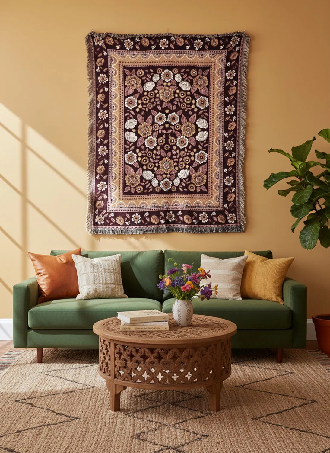 Prikrývky - Quetta Tapestry Blanket (multi)