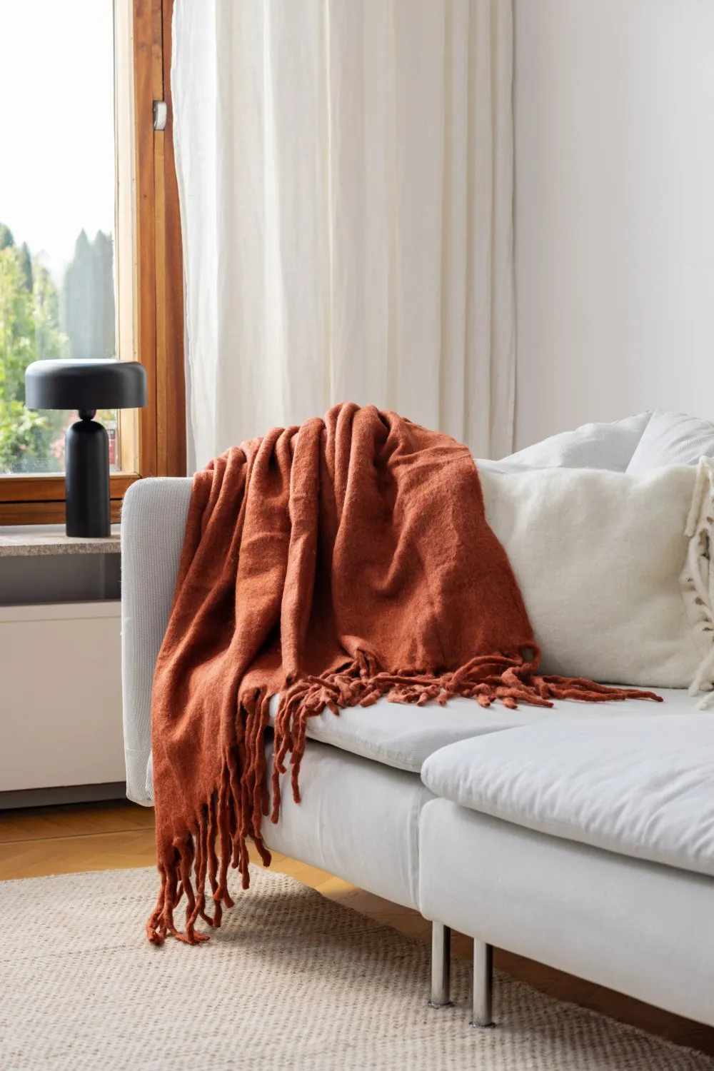 Deka z vlnenej zmesi - Samantha (meď)