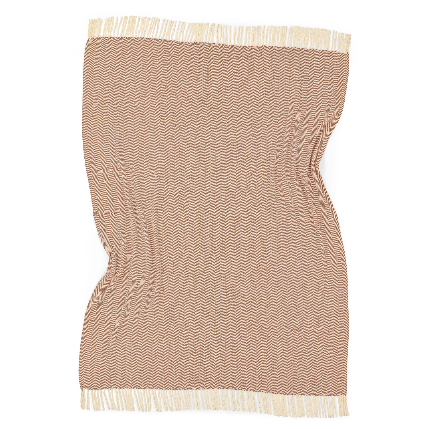 Dečky - Dečka z bavlny - Denisa Fishbone (hnědá/bílá)