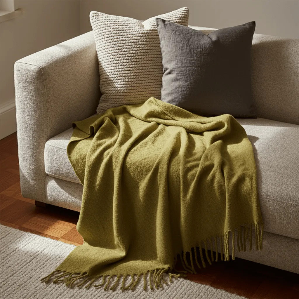 Dečky - Dečka z vlnenej zmesi - Samantha (olivová zelená)