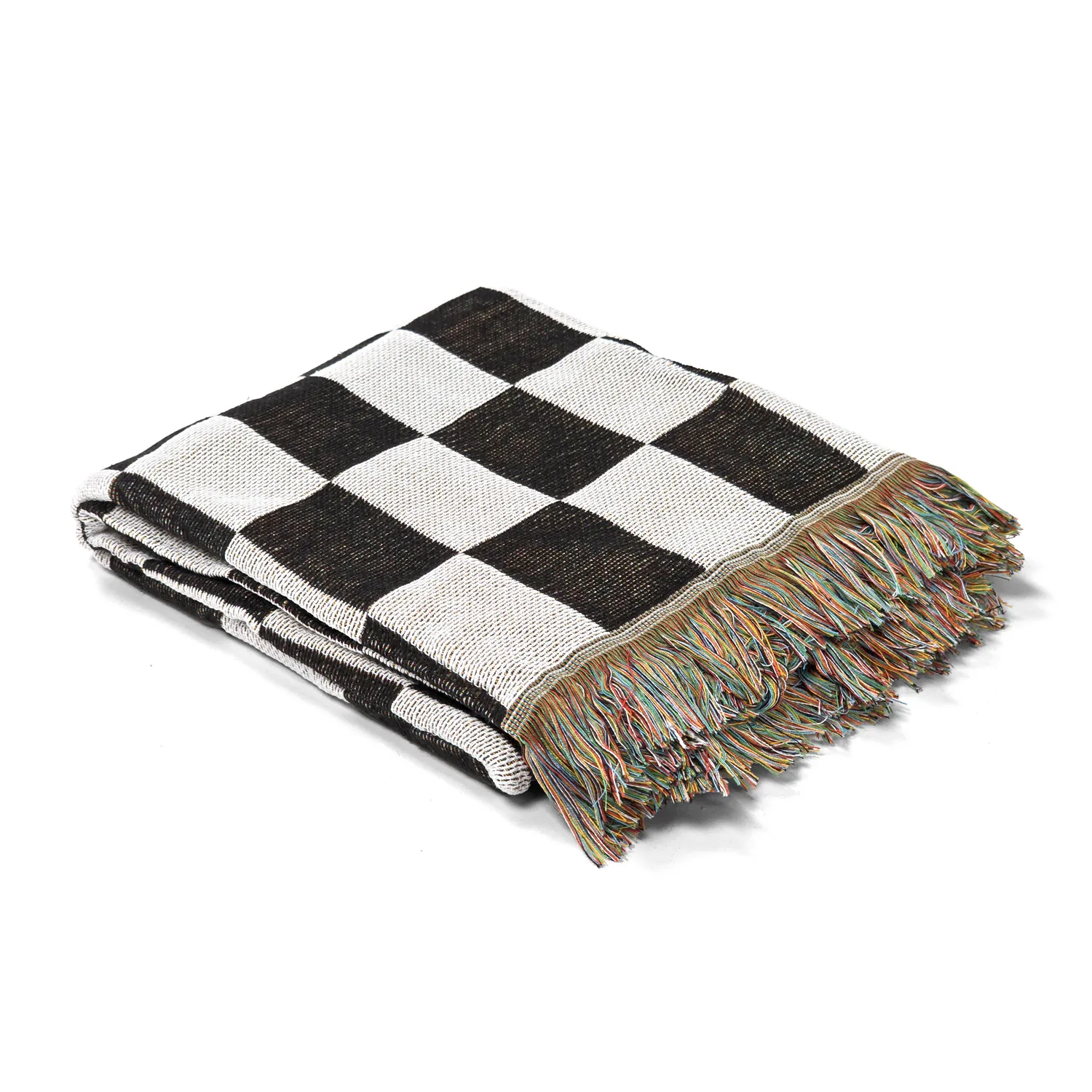 Prikrývky - Wallace Tapestry Blanket (čierna/biela)