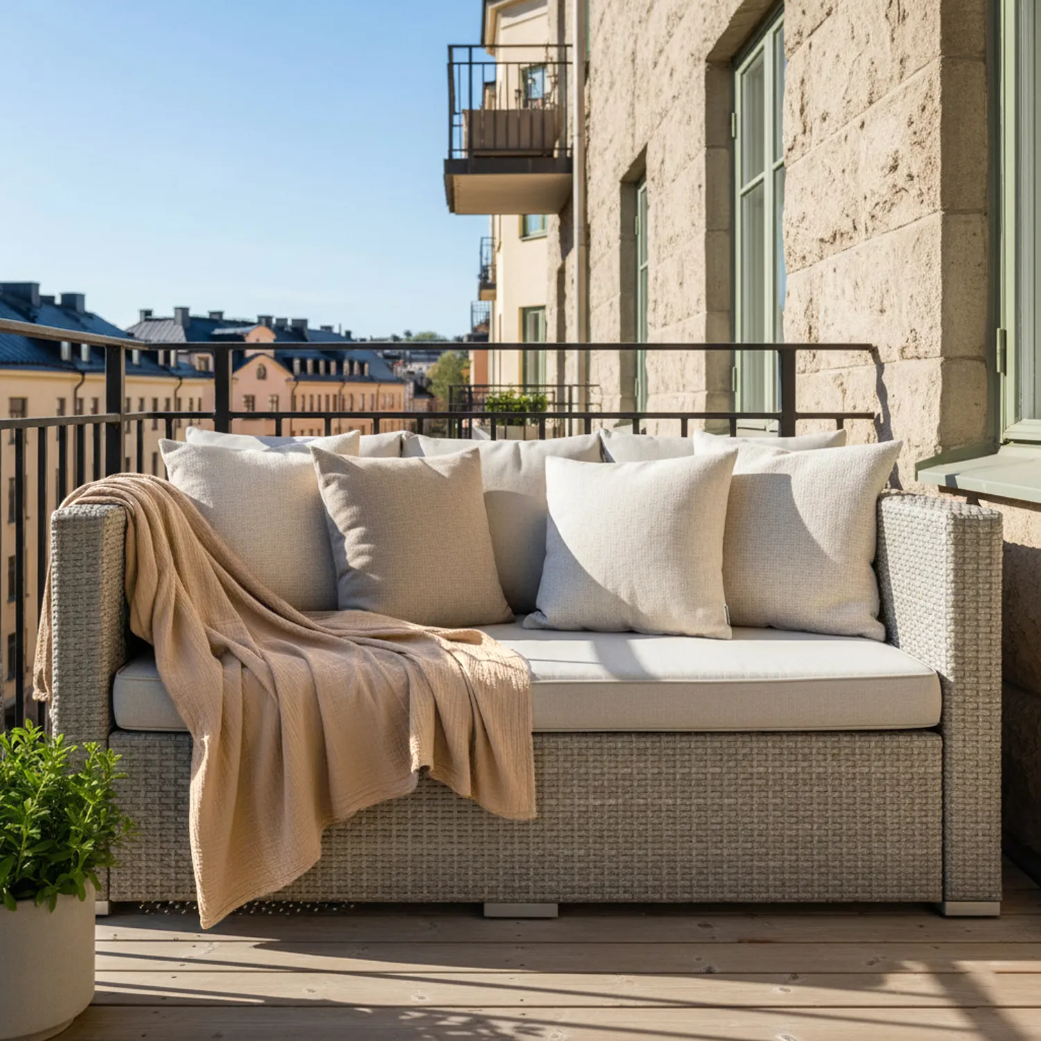 Prikrývky - Vanja Throw (šedá)