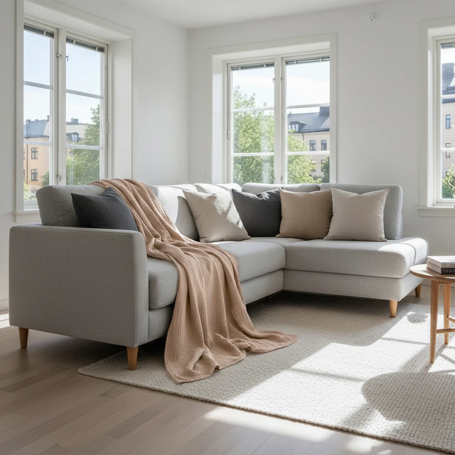 Prikrývky - Vanja Throw (šedá)