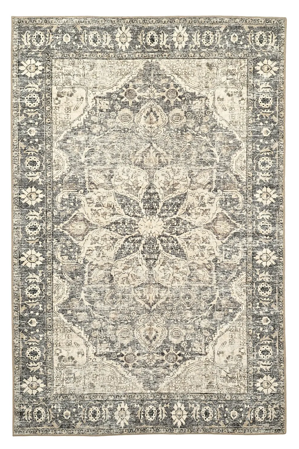 Koberec s plochým tkaním - Alvand (čierny)