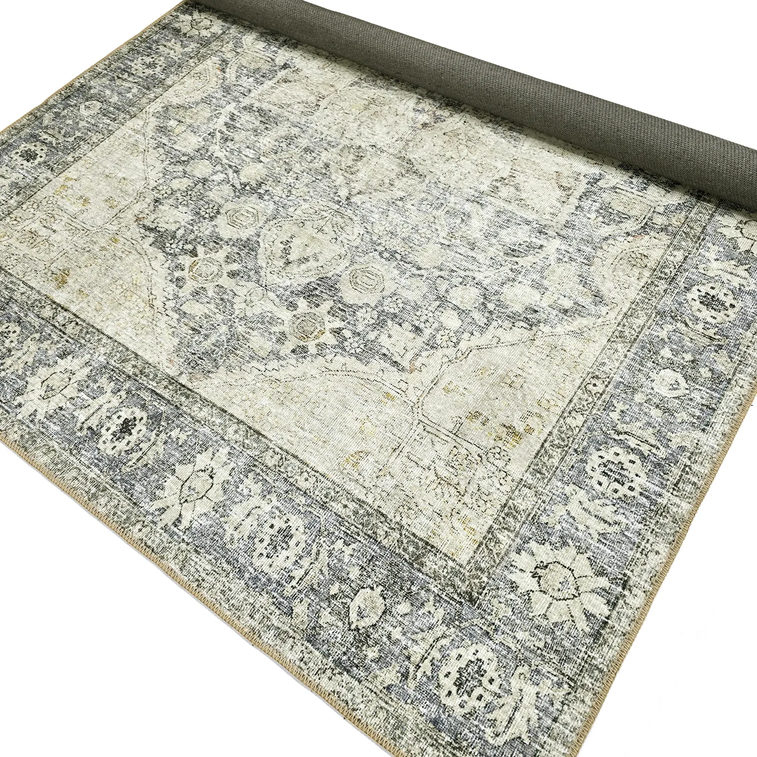 Koberec s plochým tkaním - Alvand (šedý)