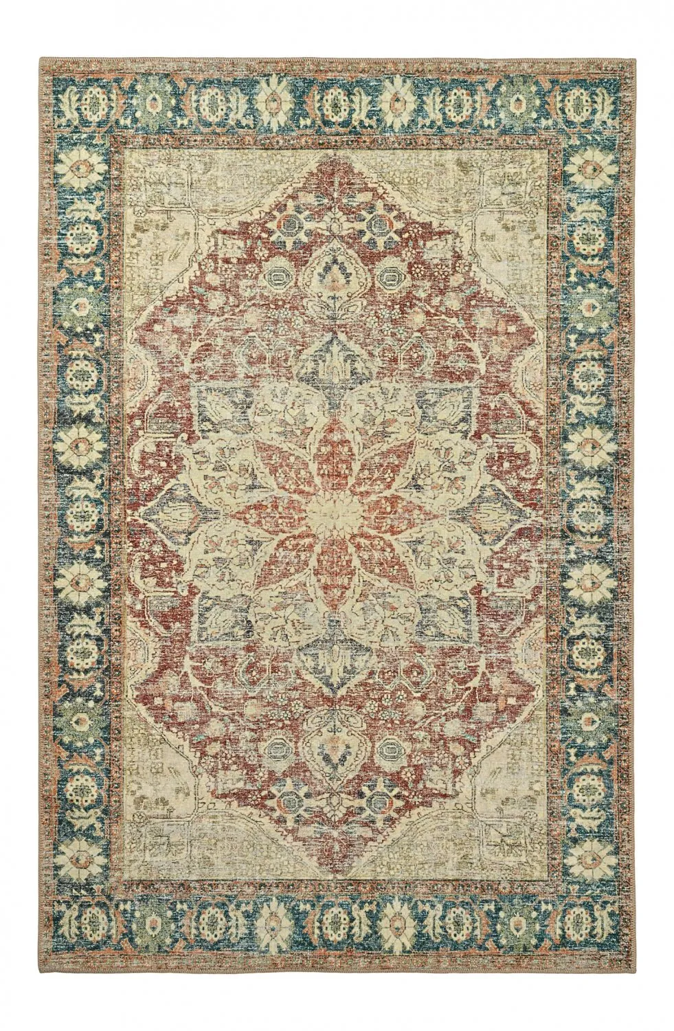 Koberec s plochým tkaním - Alvand (červený)