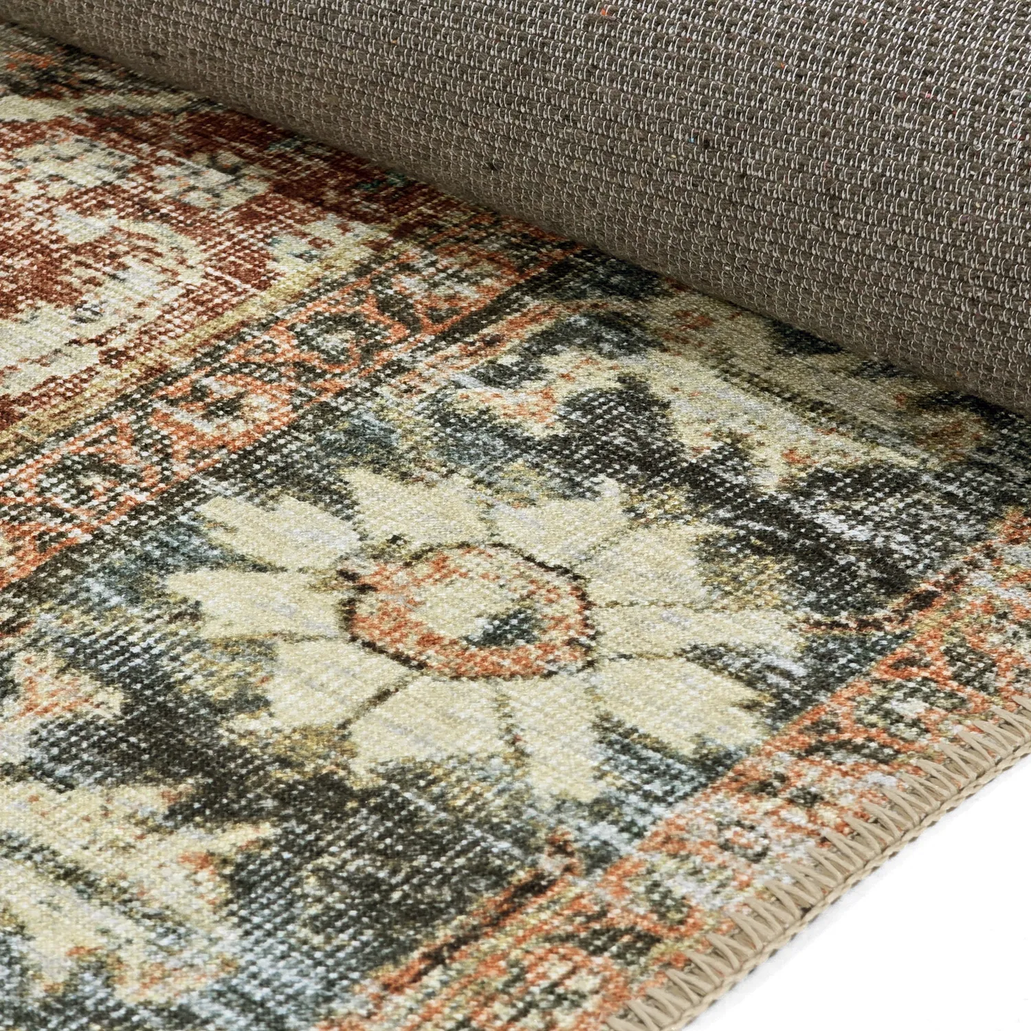 Koberec s plochým tkaním - Alvand (červený)