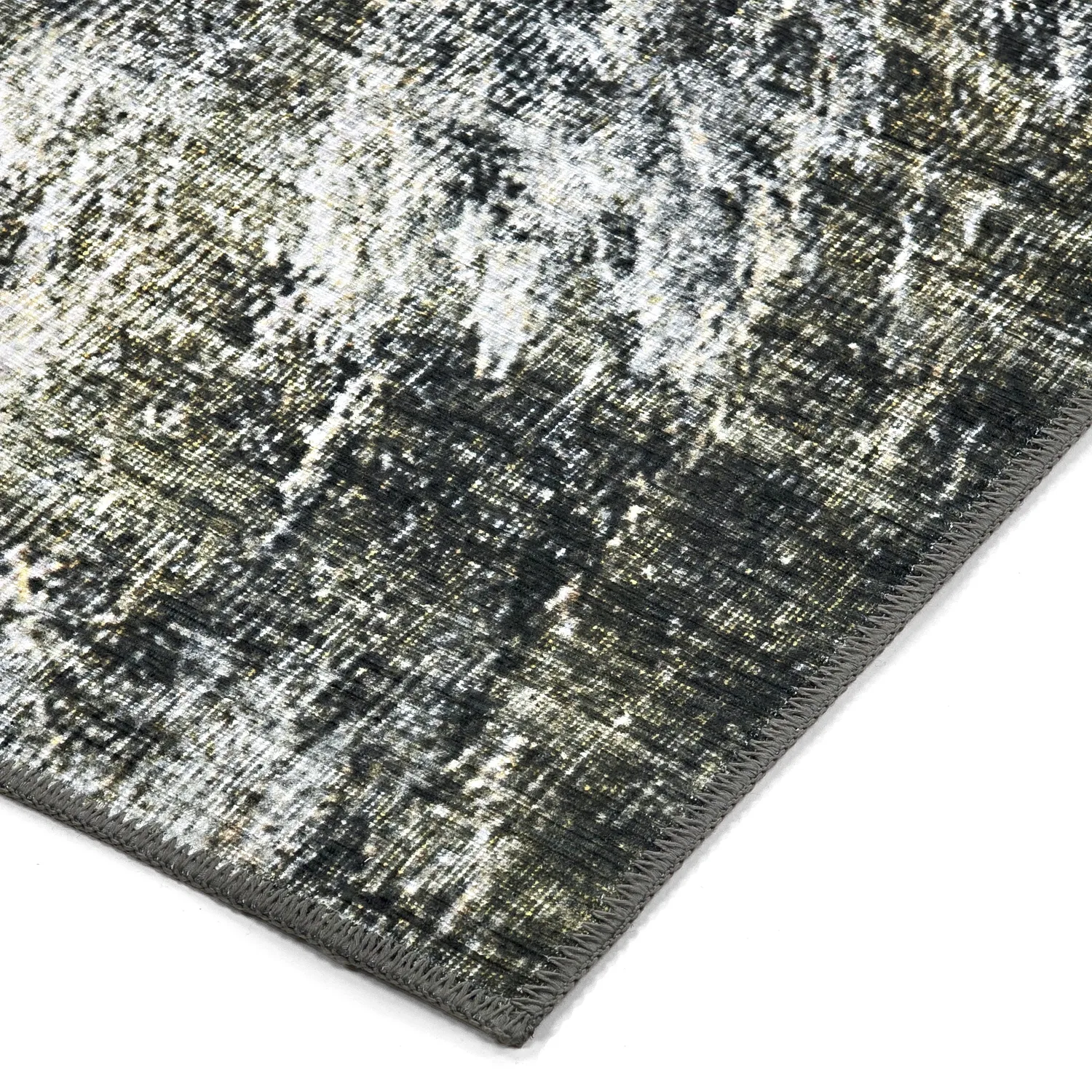 Koberec z plochého tkania - Bechar (čierny/multi)