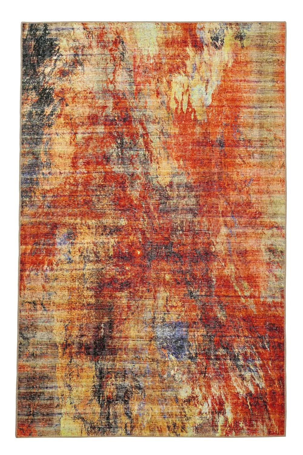 Koberec z plochého tkania - Bechar (červený/multi)