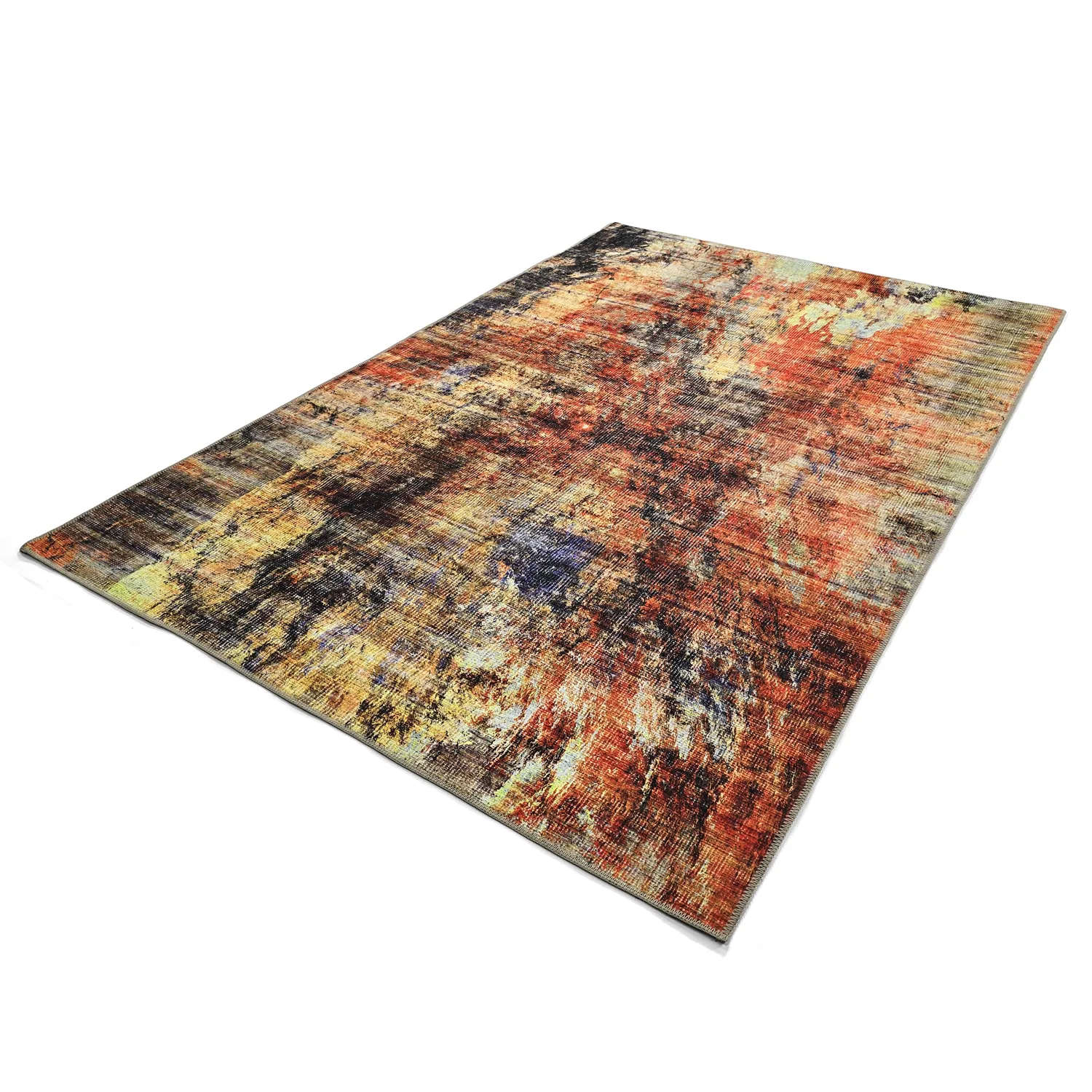 Koberec z plochého tkania - Bechar (červený/multi)