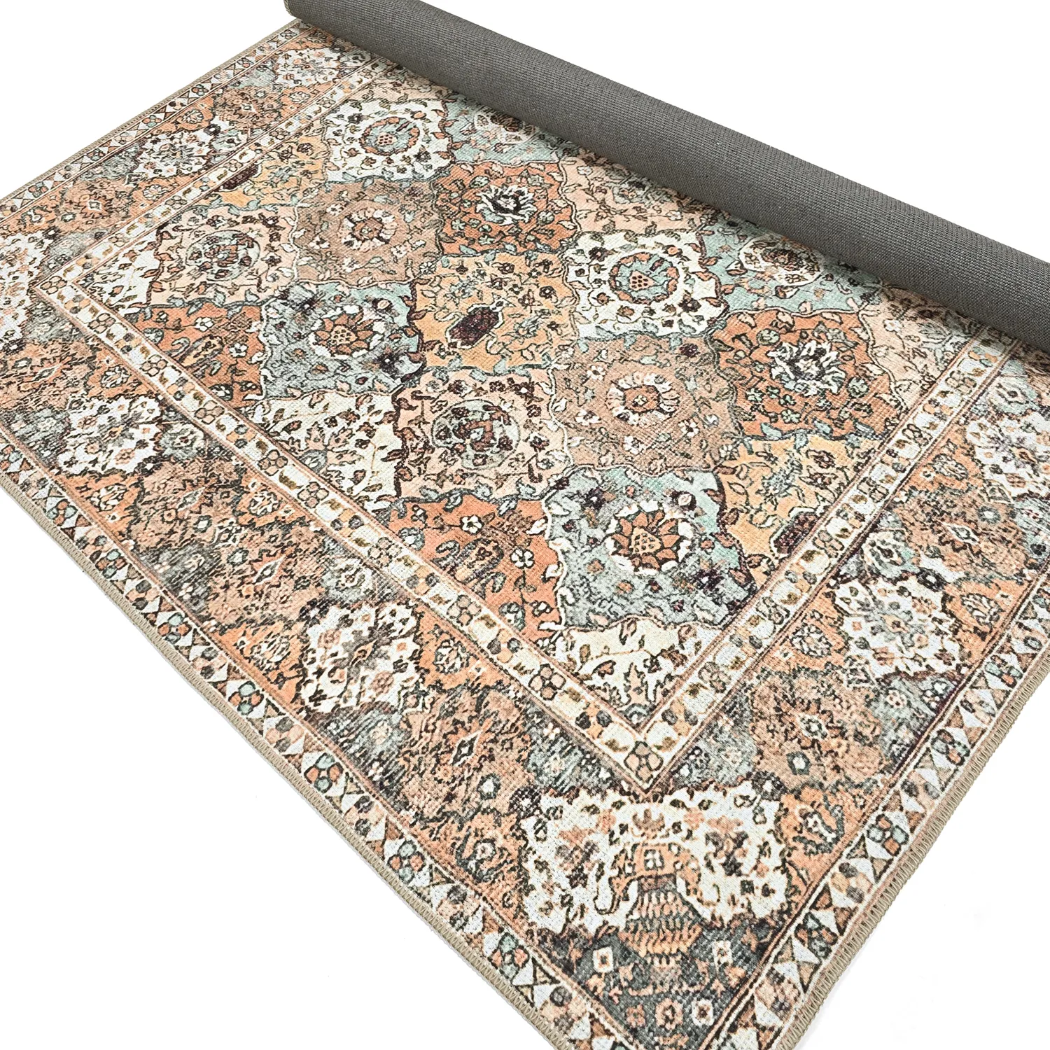 Koberec s plochým tkaním - Berelina (béžový/multi)