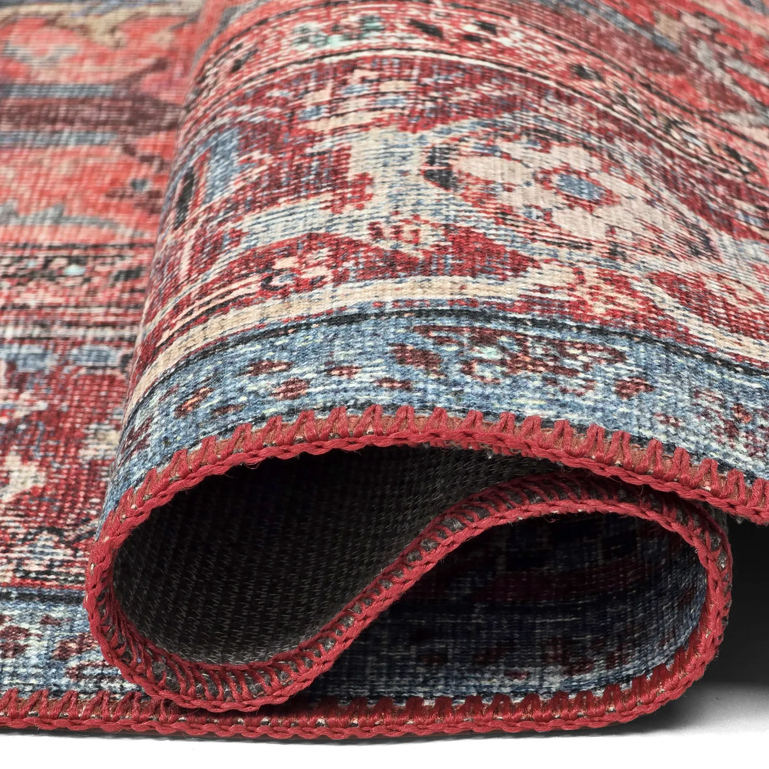 Plátený koberec - Birjand (červený)