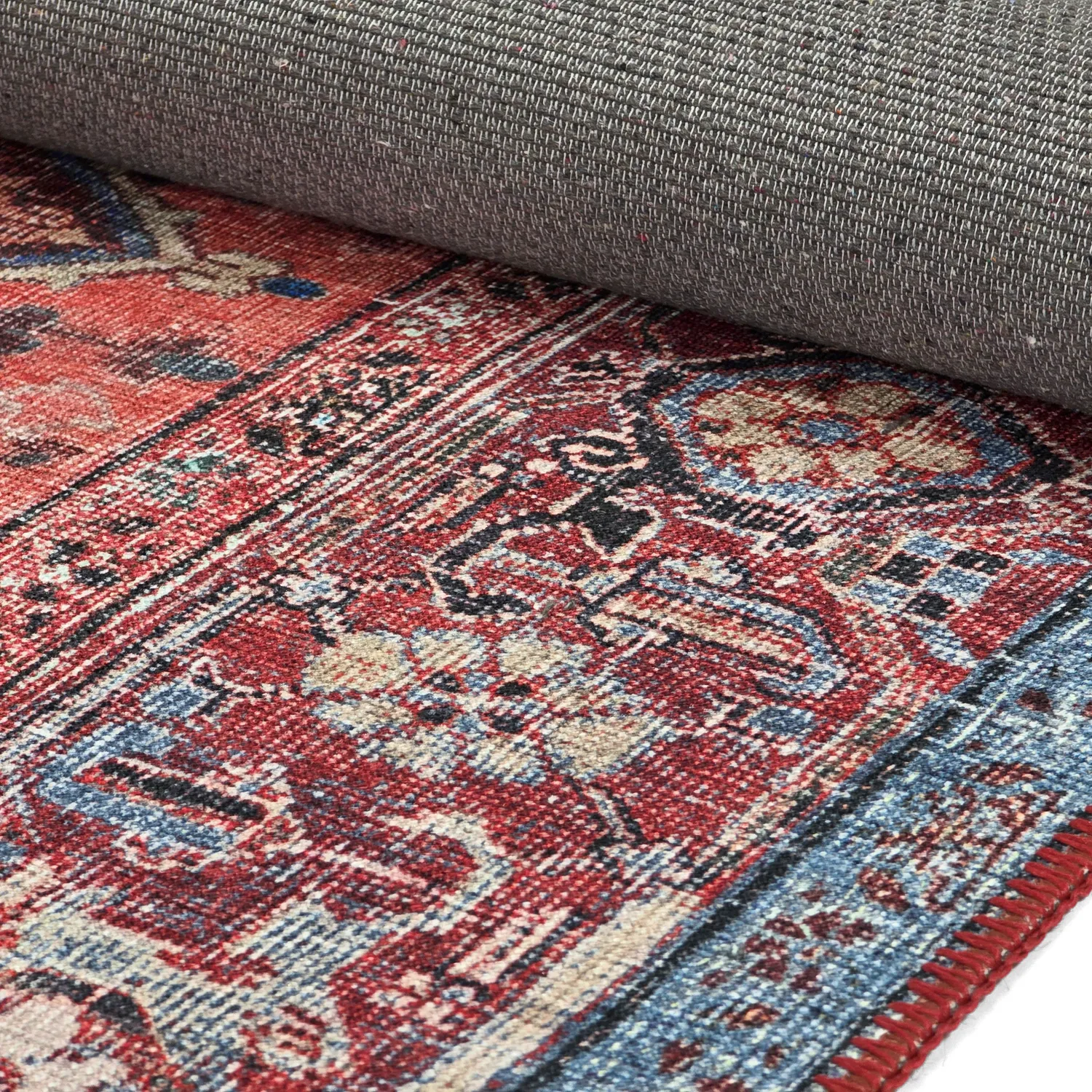 Plátený koberec - Birjand (červený)