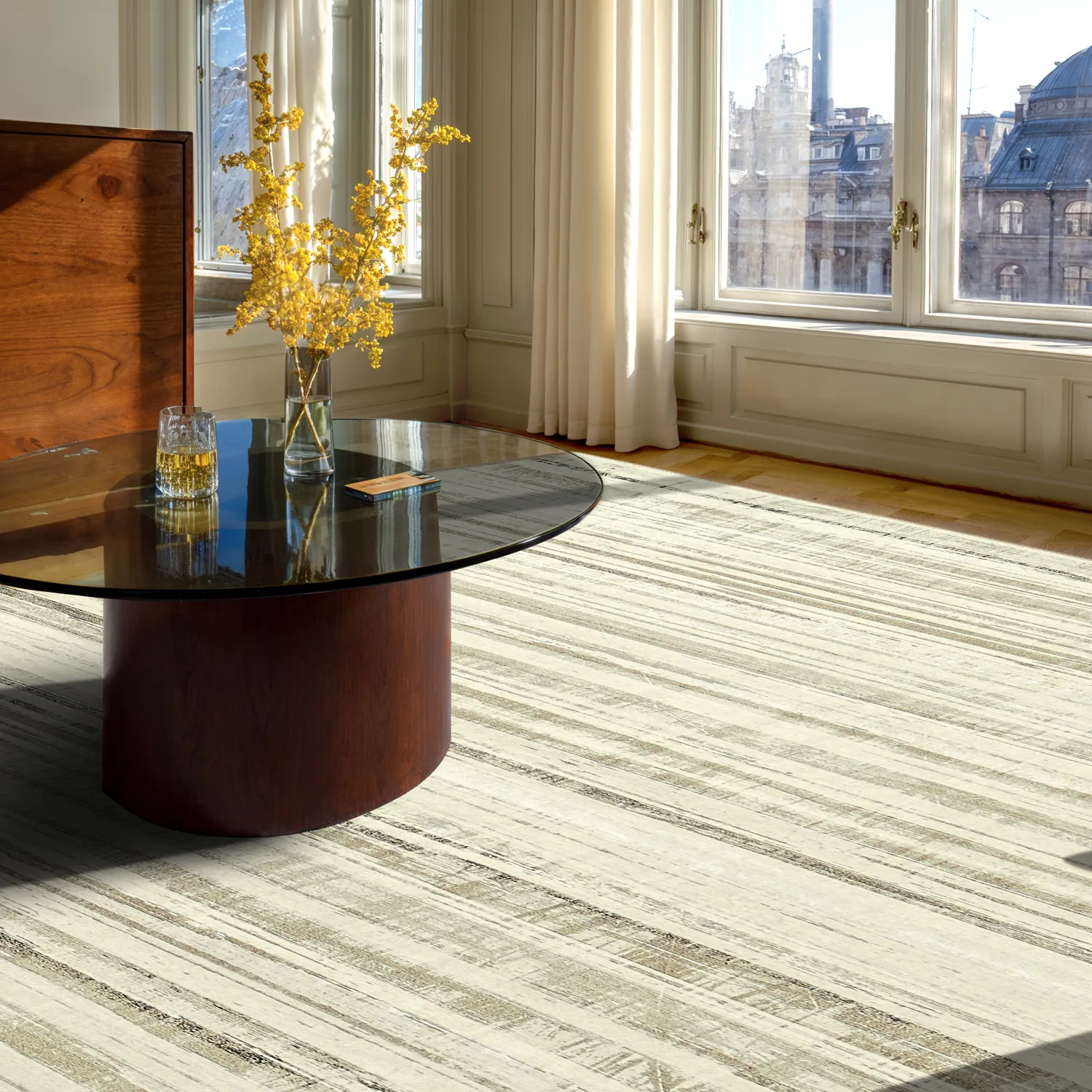 Koberec s plochým tkaním - Delara (béžová)