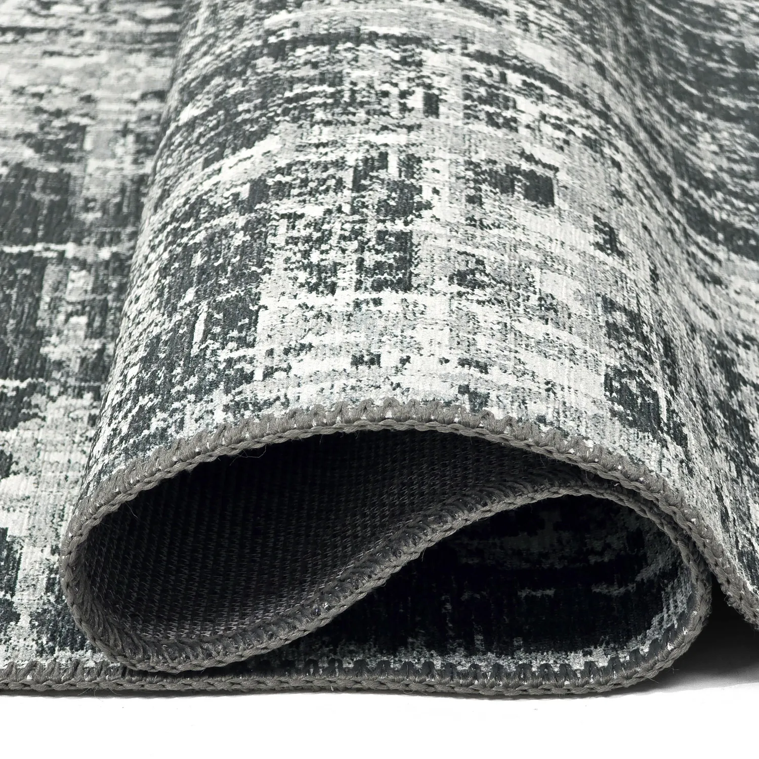 Koberec s plochým tkaním - Elira (čierny)