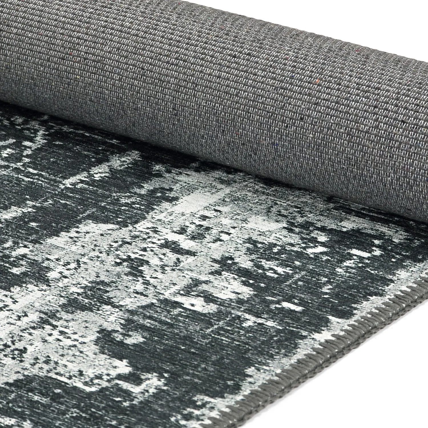 Koberec s plochým tkaním - Elira (čierny)