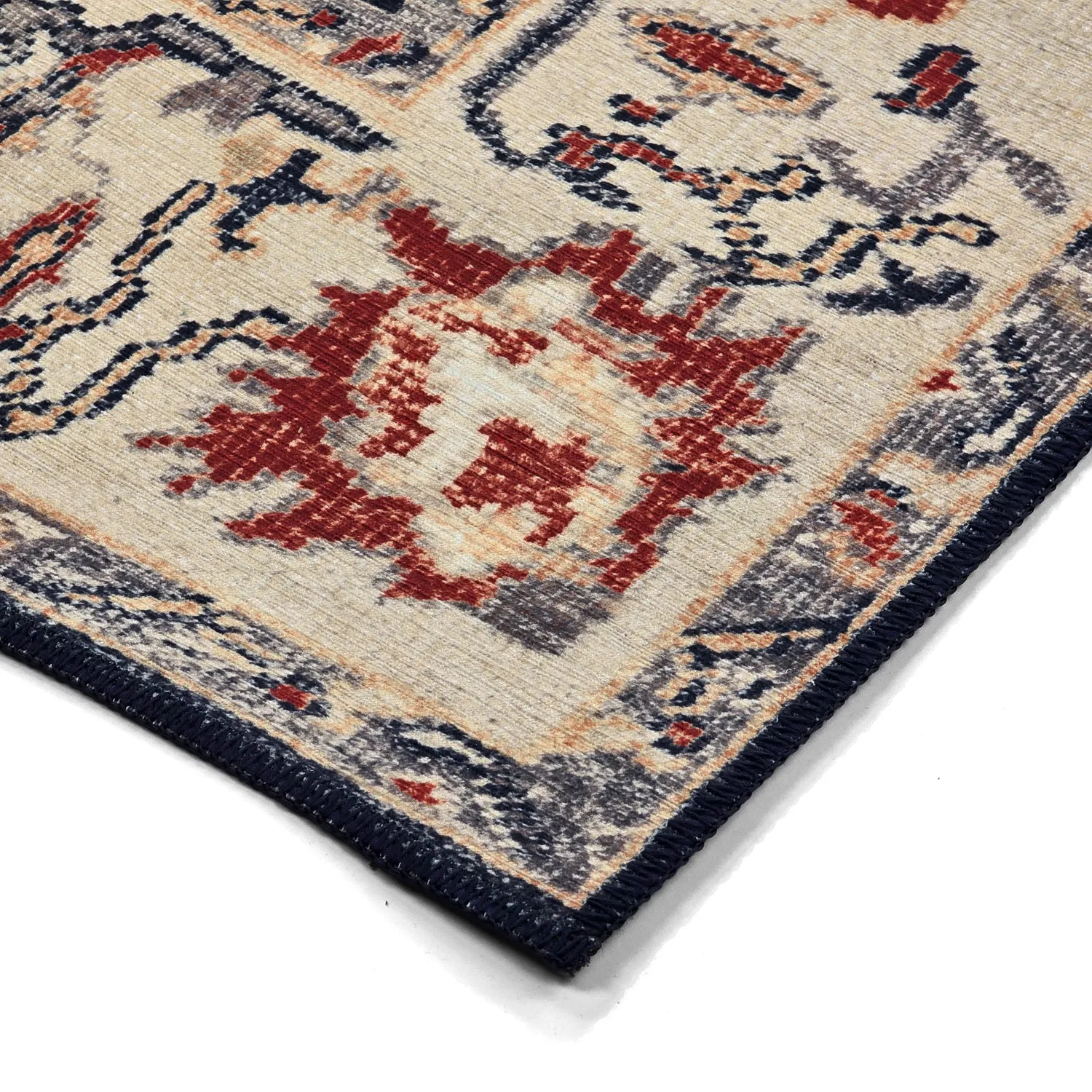 Koberec s plochým tkaním - Fadarin (modrý)