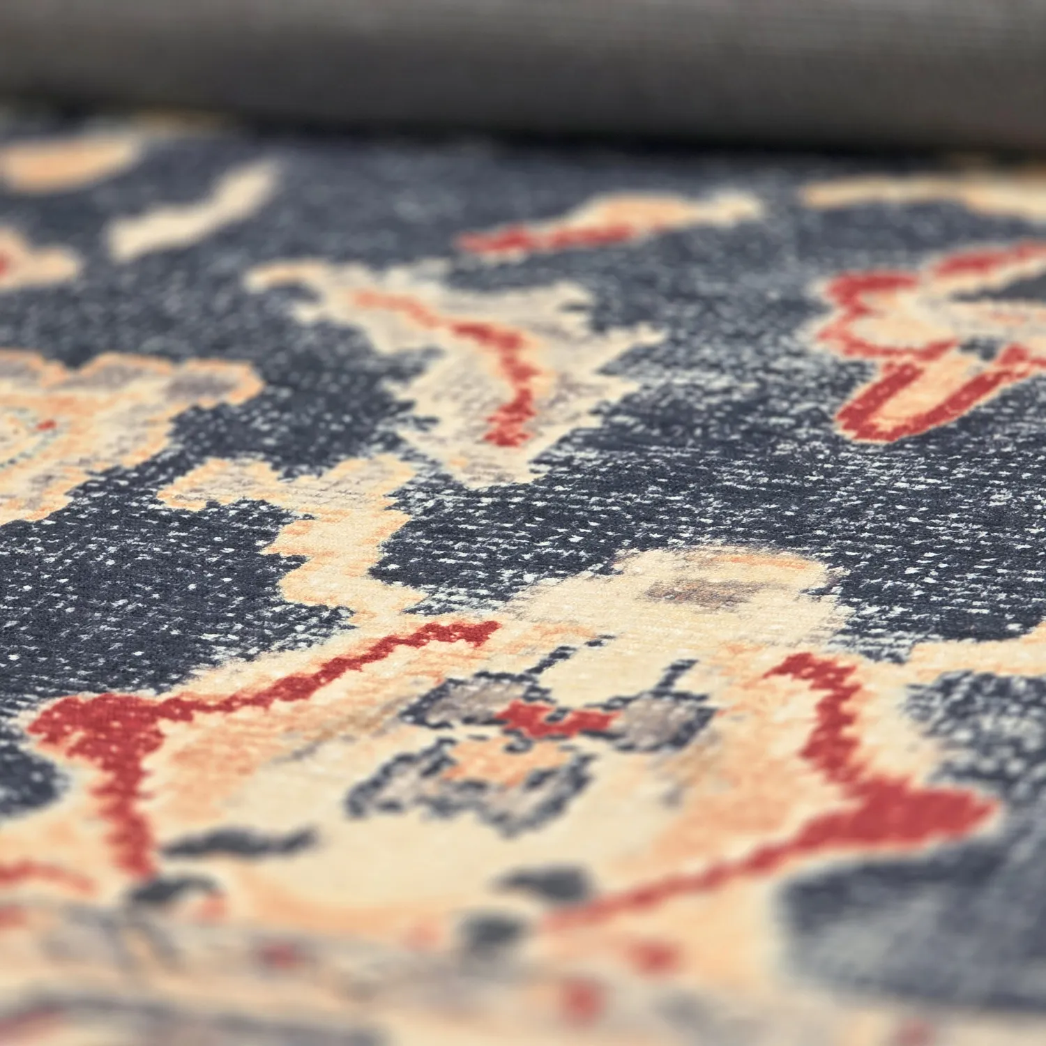 Koberec s plochým tkaním - Fadarin (modrý)