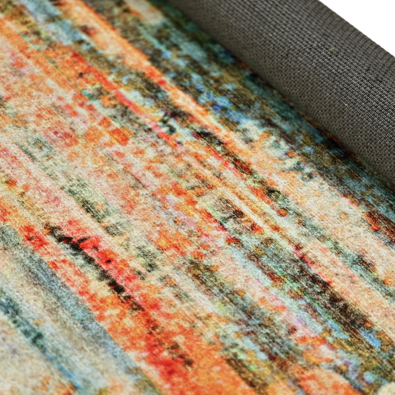 Koberec s plochým tkaním - Kazea (oranžový/multicolor)