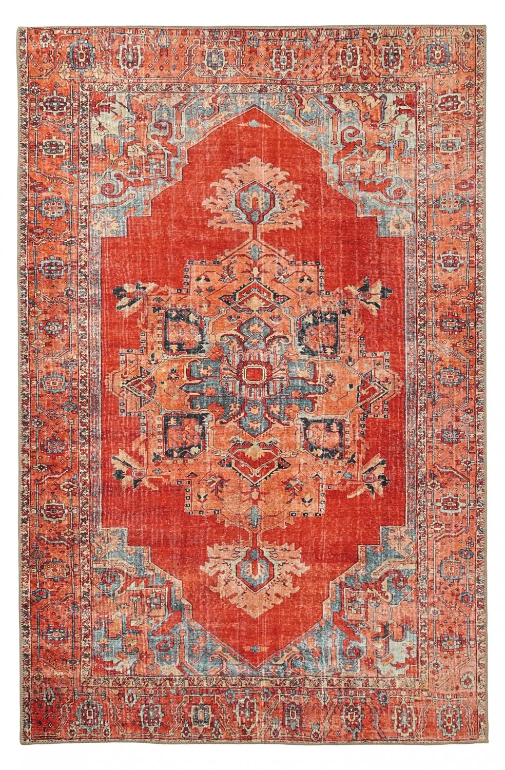 Plátený koberec - Madevan (červený)