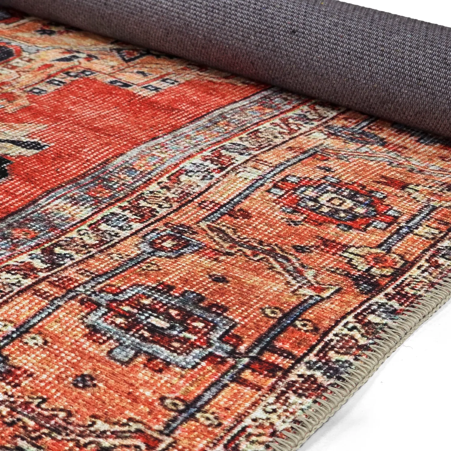 Plátený koberec - Madevan (červený)