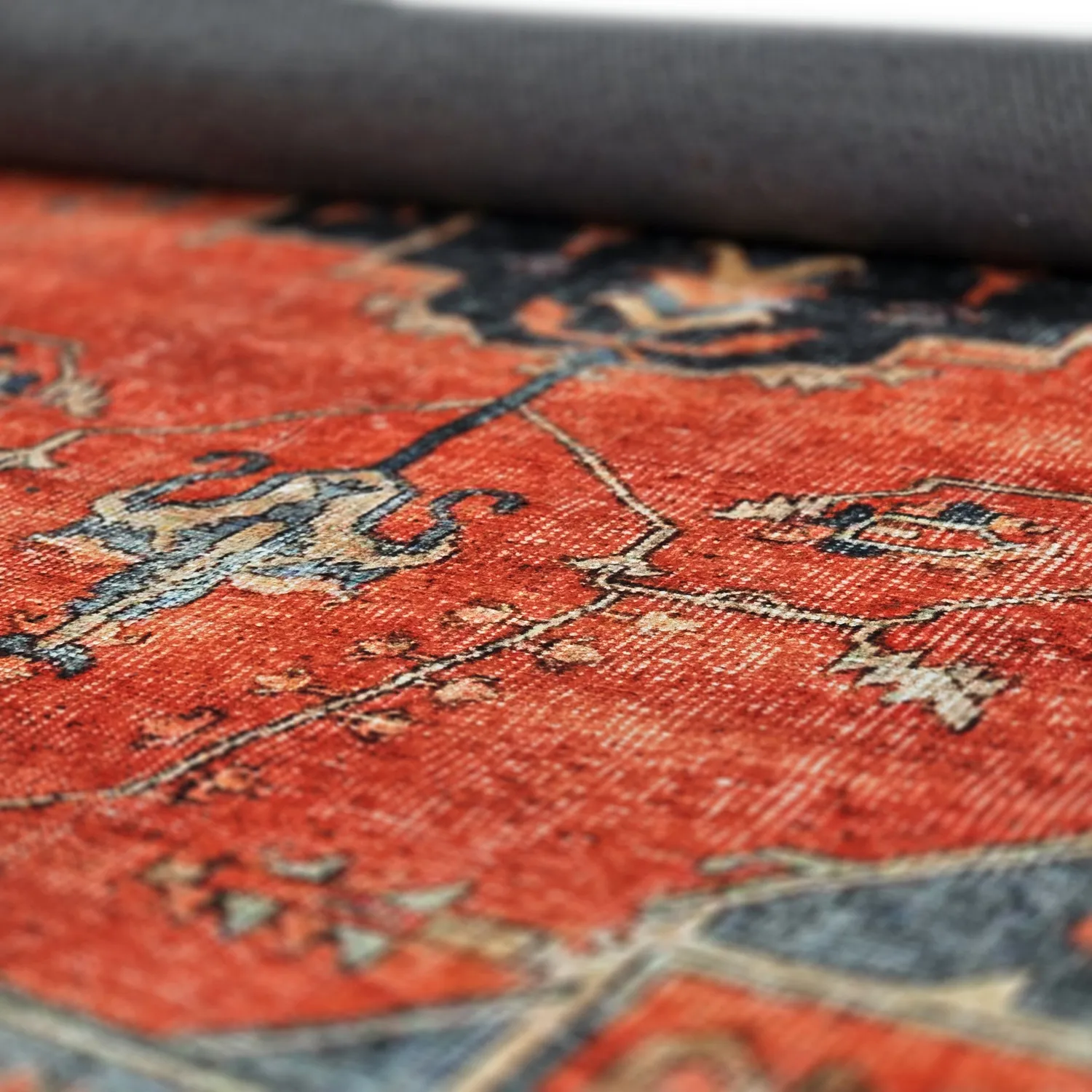 Koberec z plochého tkania - Mandalay (červený)