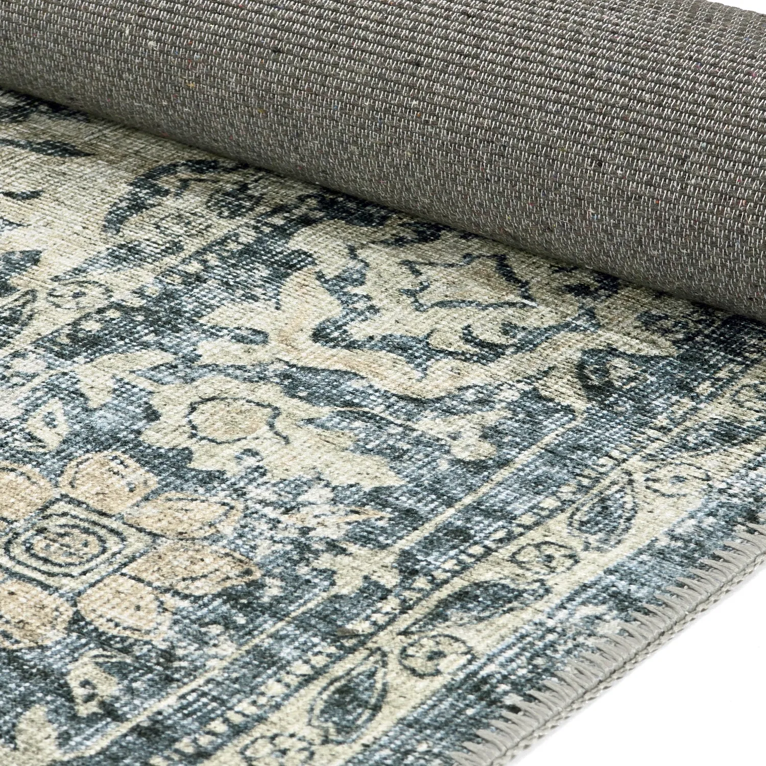 Koberec s plochým tkaním - Meralis (modrý)