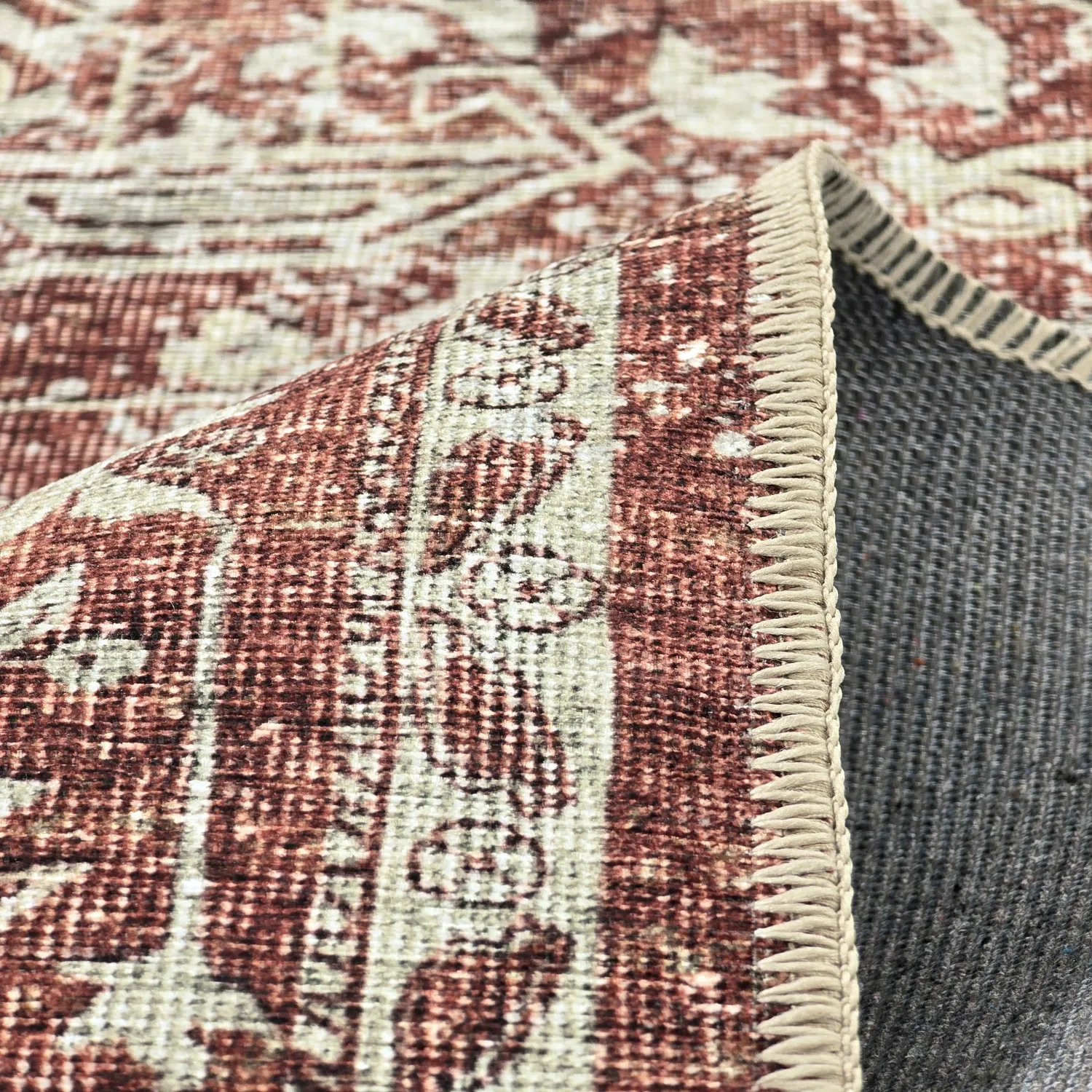 Koberec s plochým tkaním - Meralis (červený)