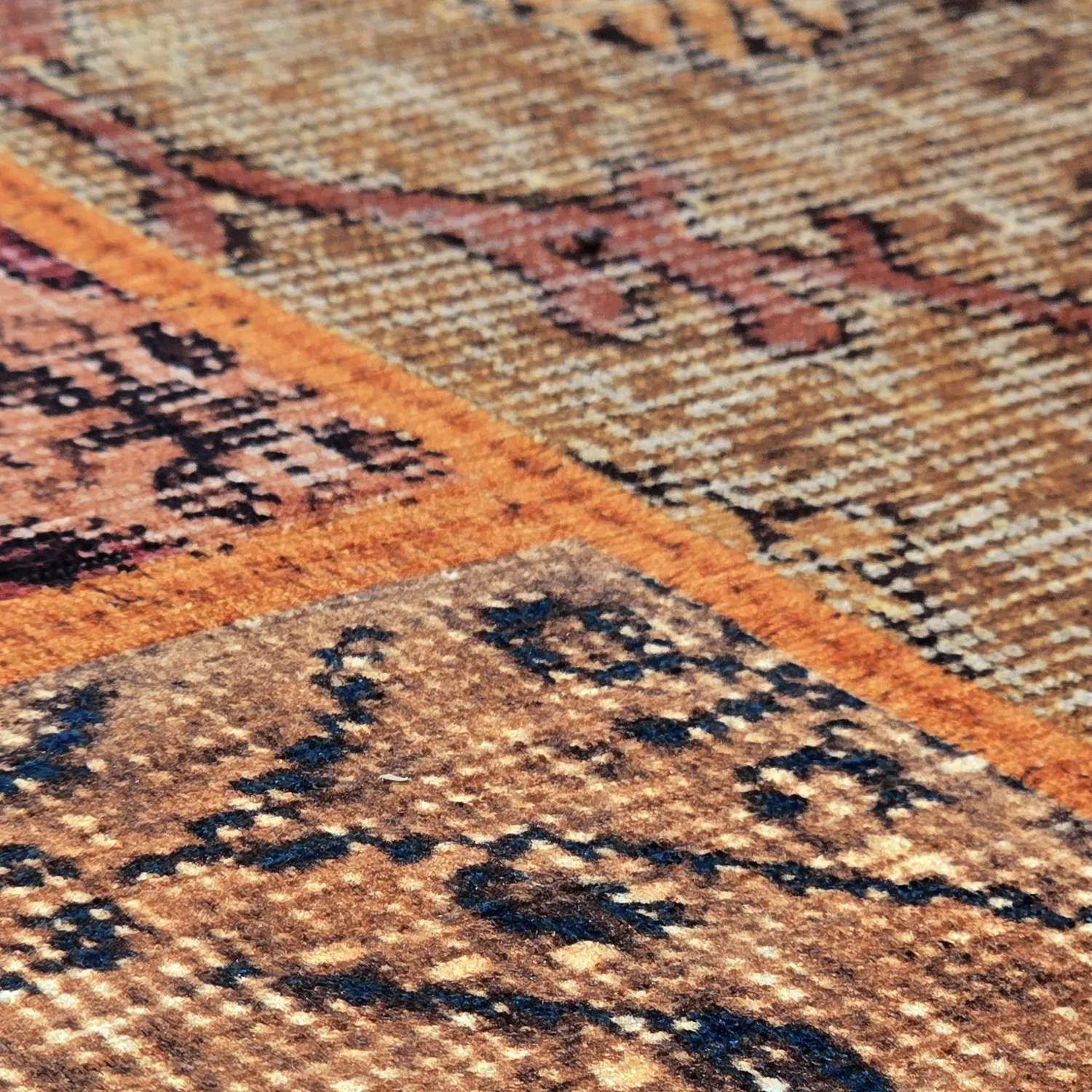 Koberec s plochým tkaním - Myrina (červená/multi)