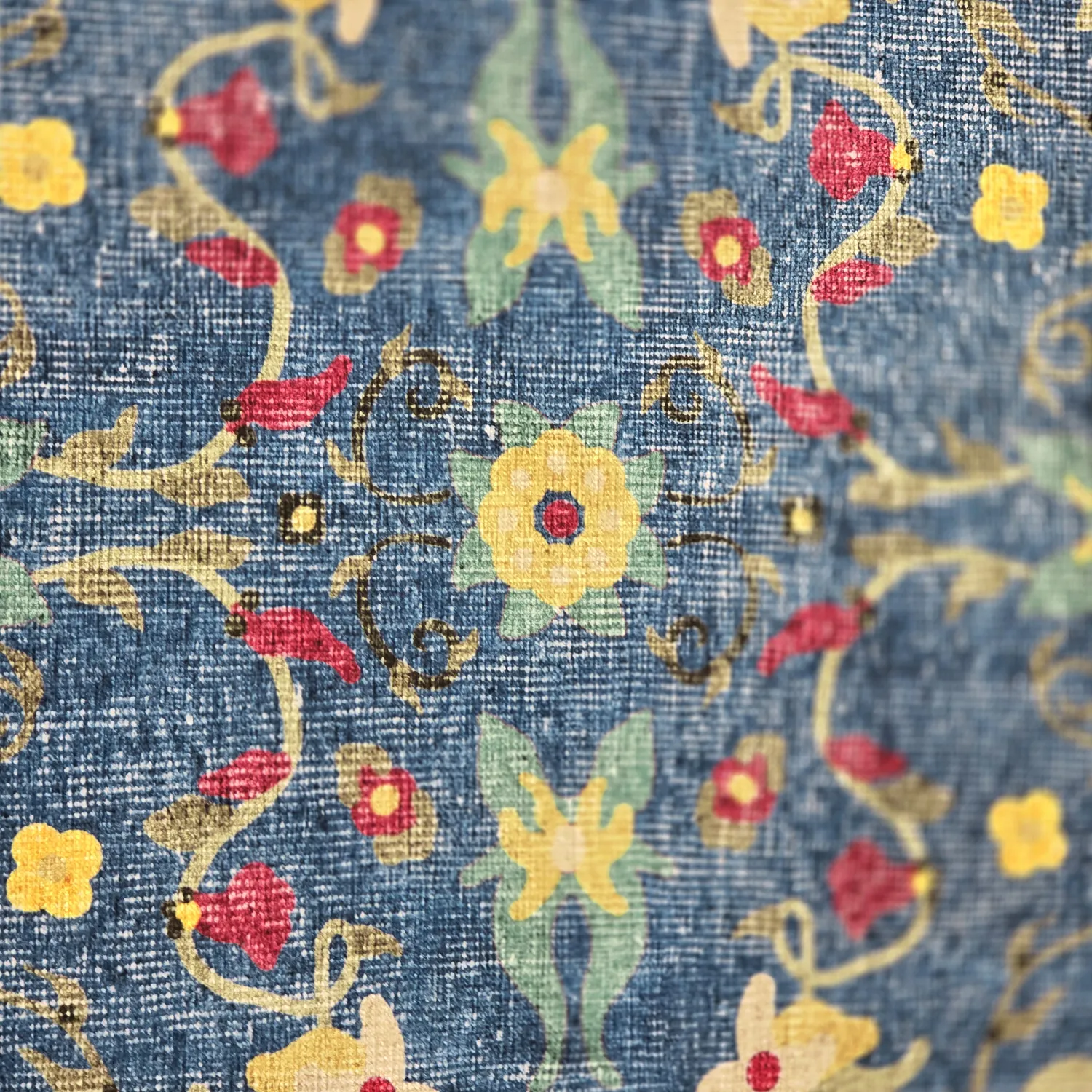 Koberec s plochým tkaním - Nabilar (modrý)