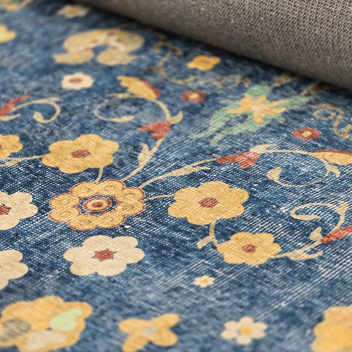 Koberec s plochým tkaním - Nabilar (modrý)