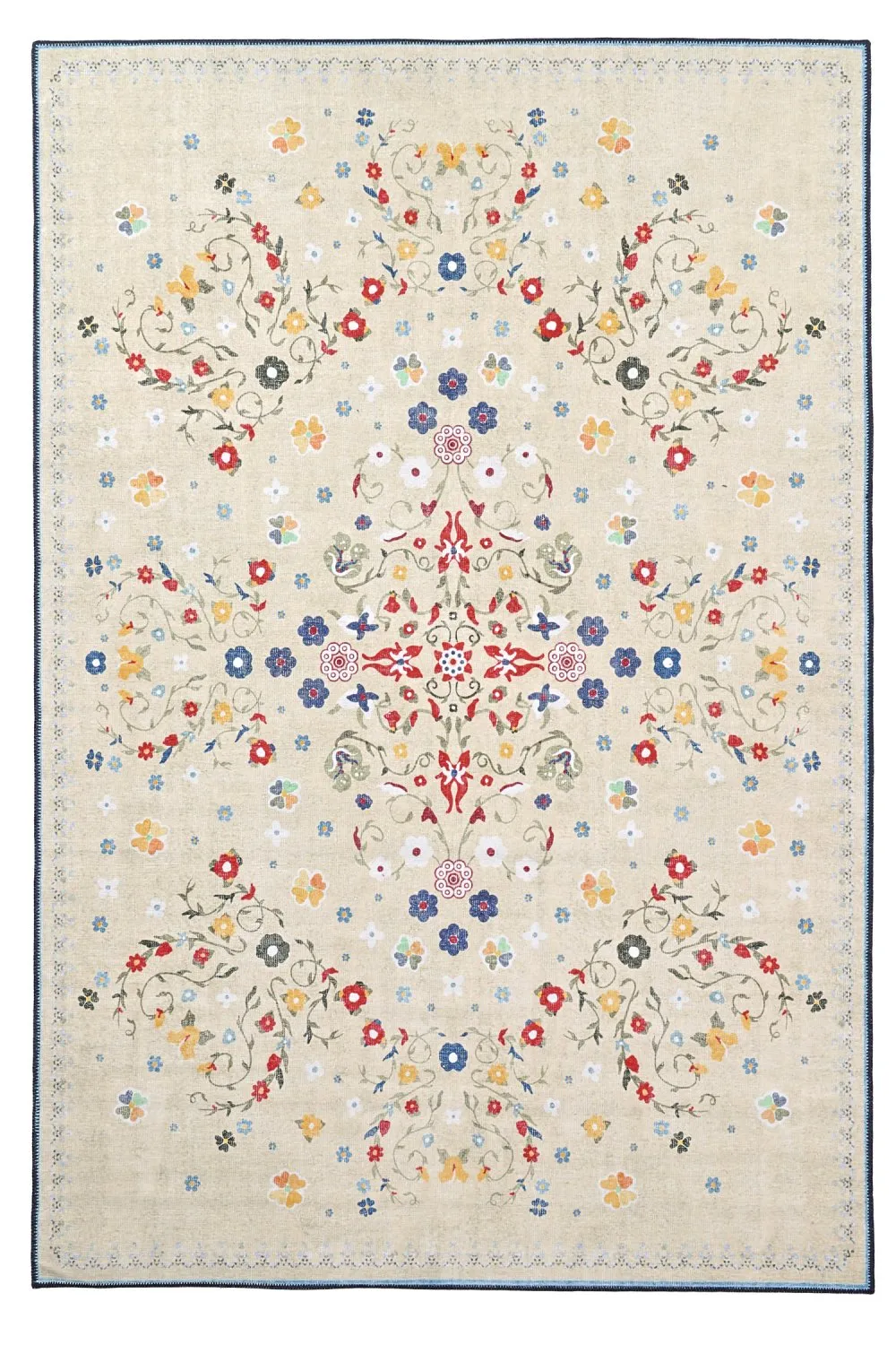 Koberec s plochým tkaním - Nabilar (krémový)