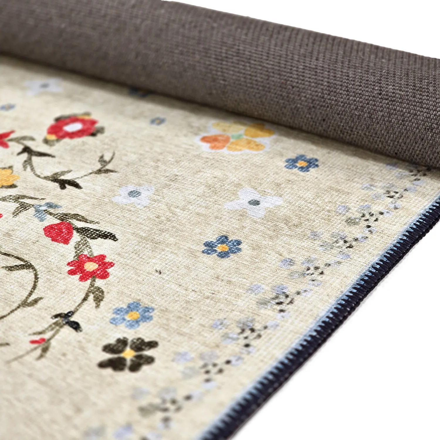 Koberec s plochým tkaním - Nabilar (krémový)