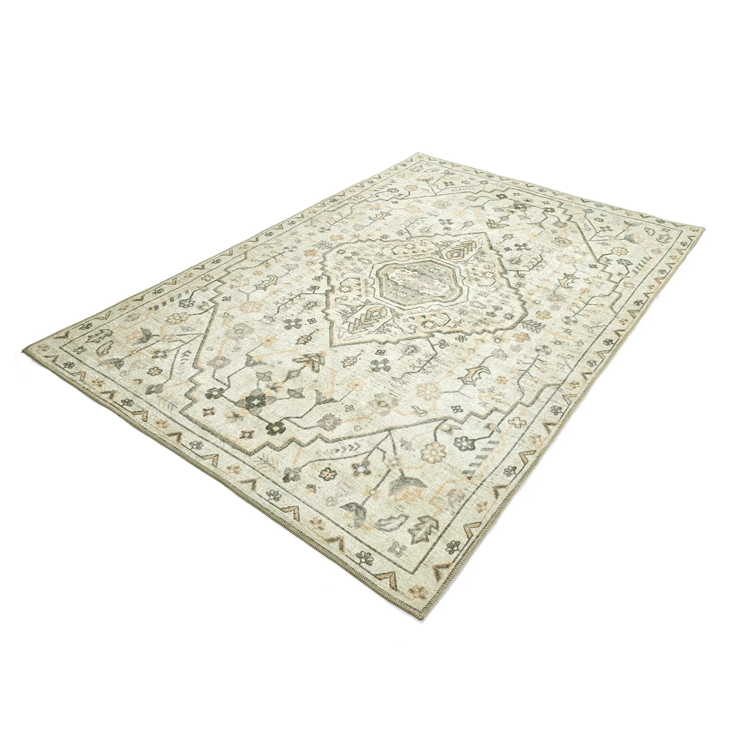 Plátený koberec - Nahla (krémový)