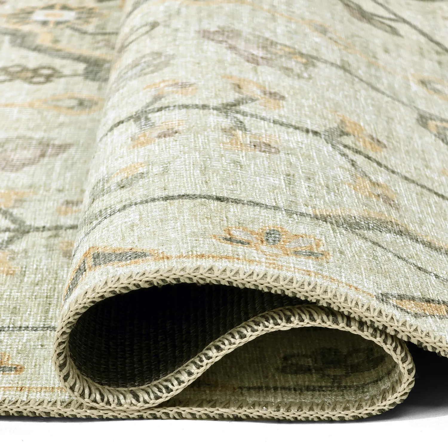 Plátený koberec - Nahla (krémový)