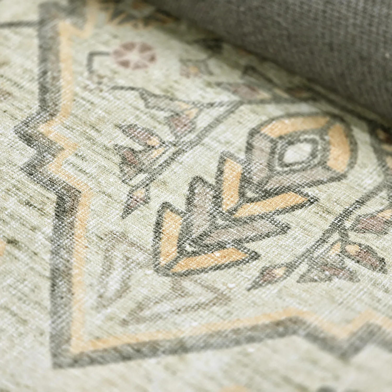 Plátený koberec - Nahla (krémový)