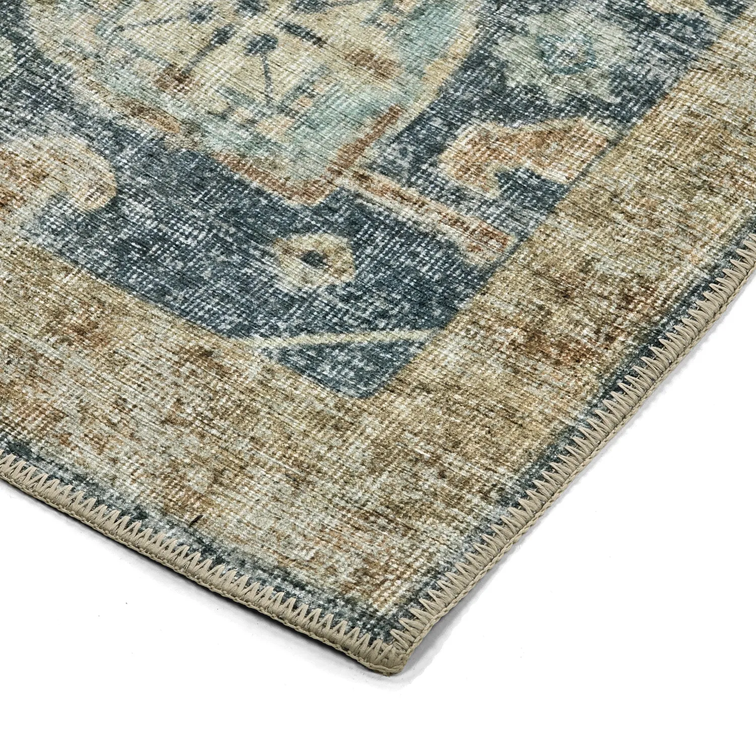 Koberec s plochým tkaním - Noura (modrý)