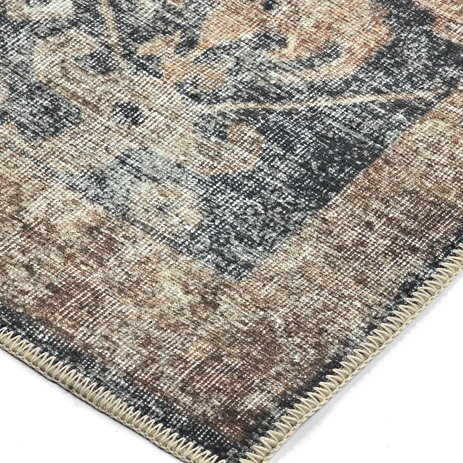 Plátený koberec - Noura (tmavomodrý)