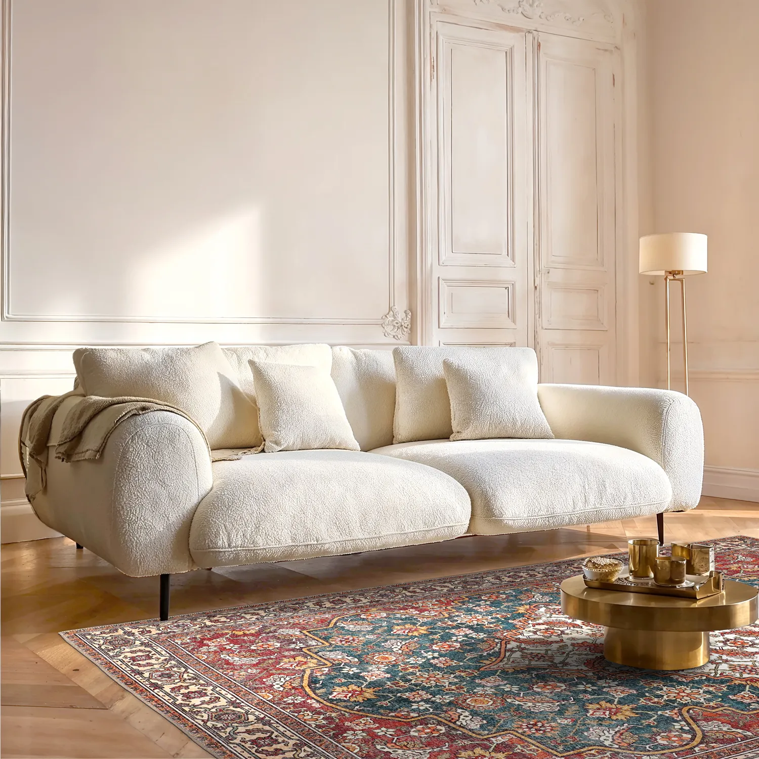 Koberec s plochým tkaním - Samaria (červený)