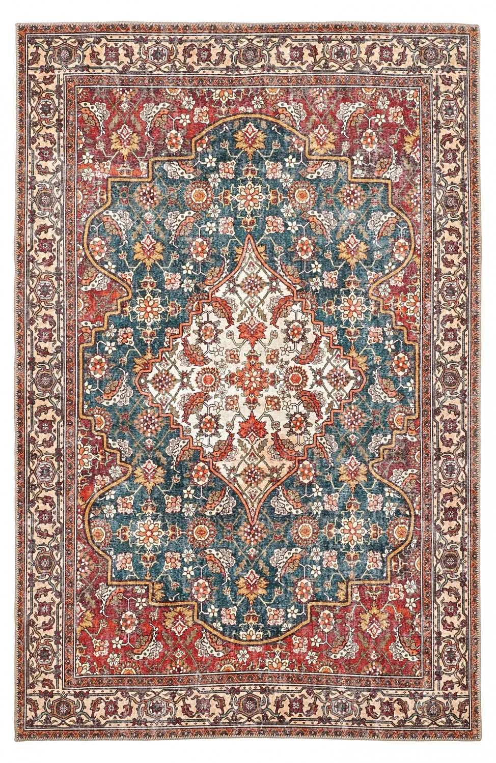 Koberec s plochým tkaním - Samaria (červený)