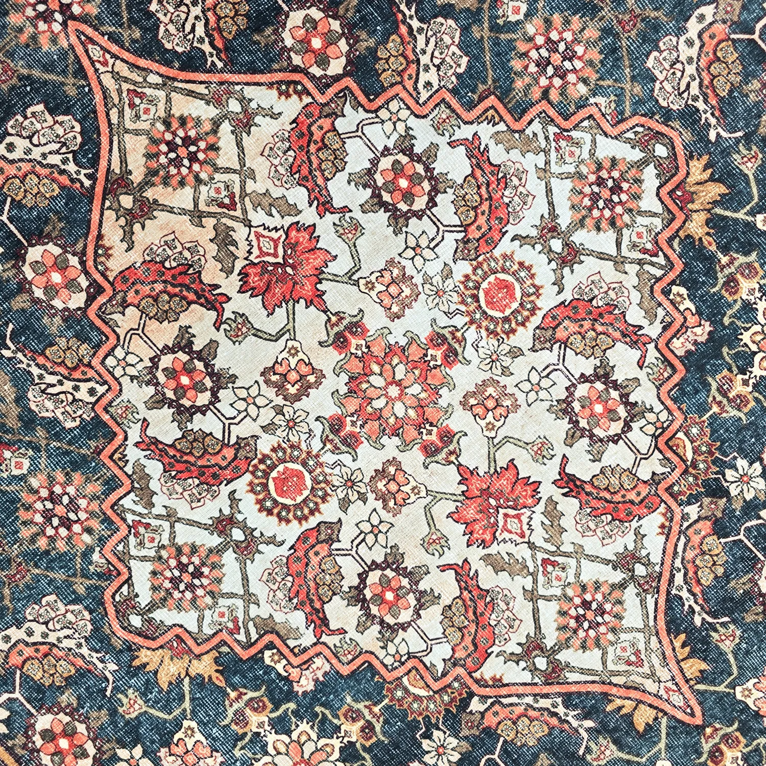 Koberec s plochým tkaním - Samaria (červený)