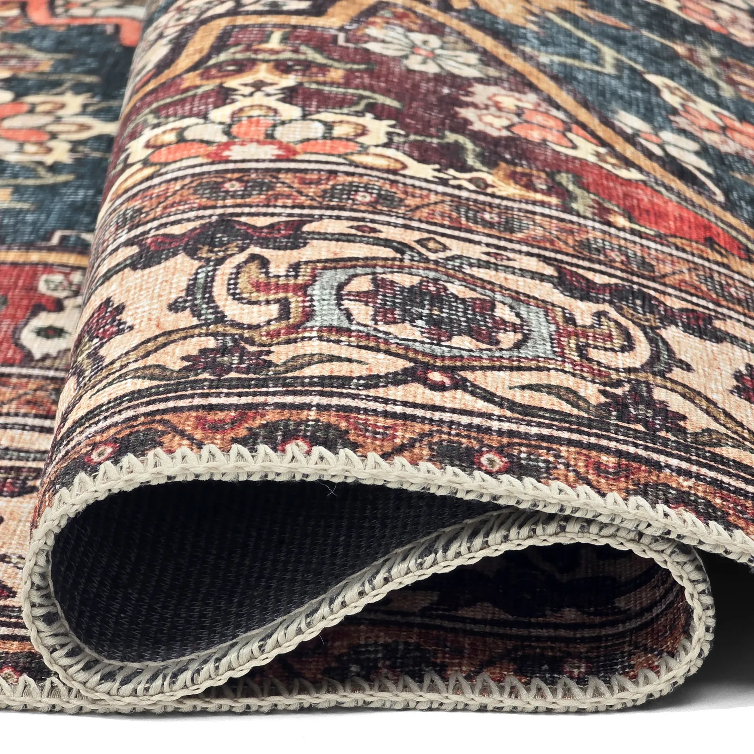 Koberec s plochým tkaním - Samaria (červený)