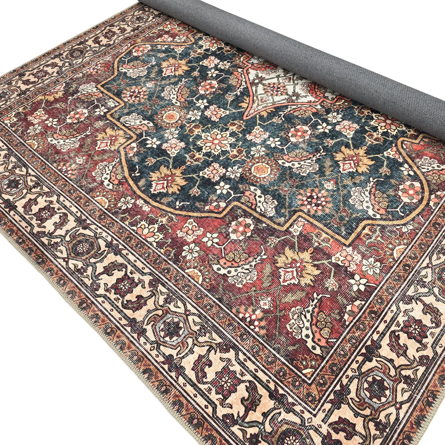 Koberec s plochým tkaním - Samaria (červený)