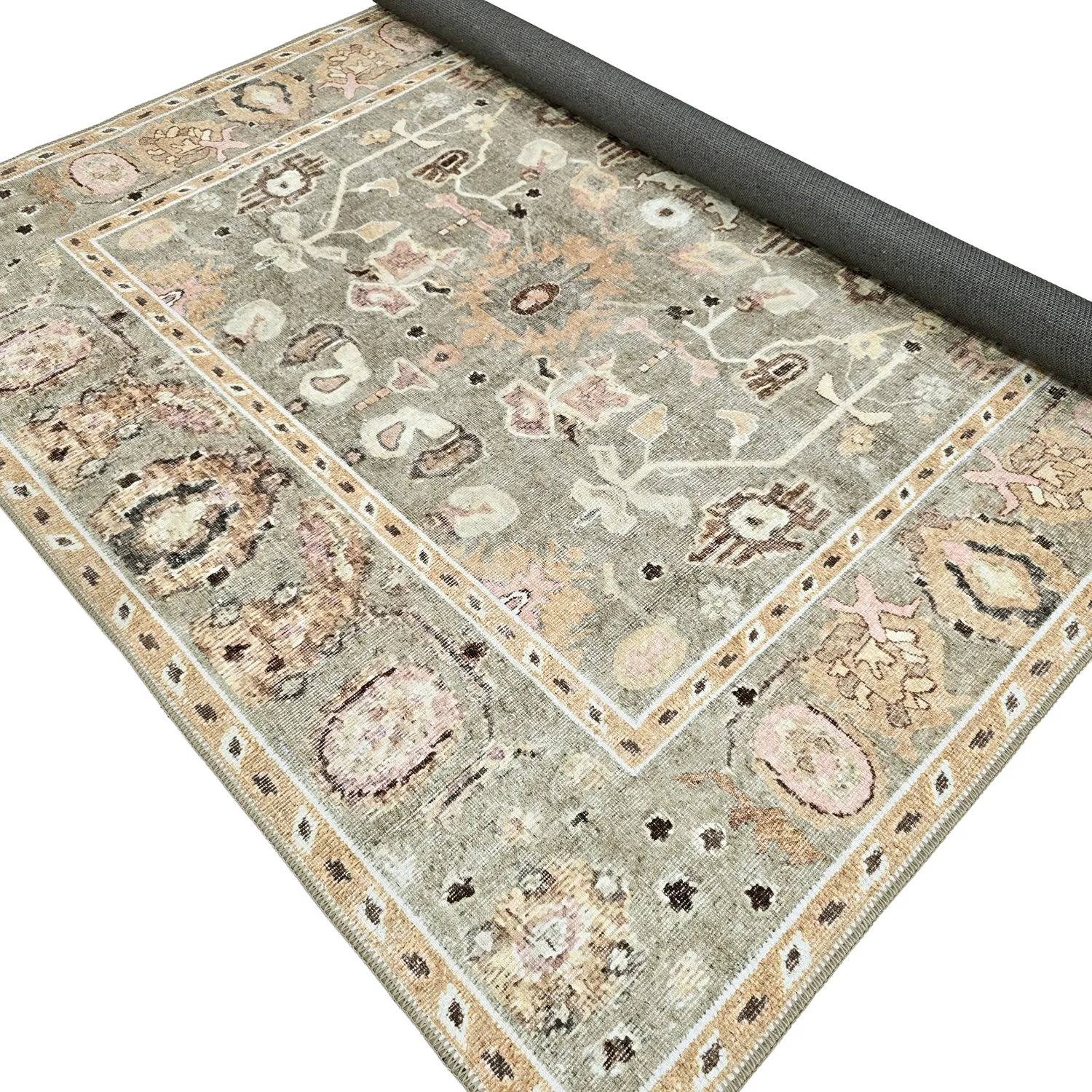 Koberec s plochým tkaním - Yara (béžový)