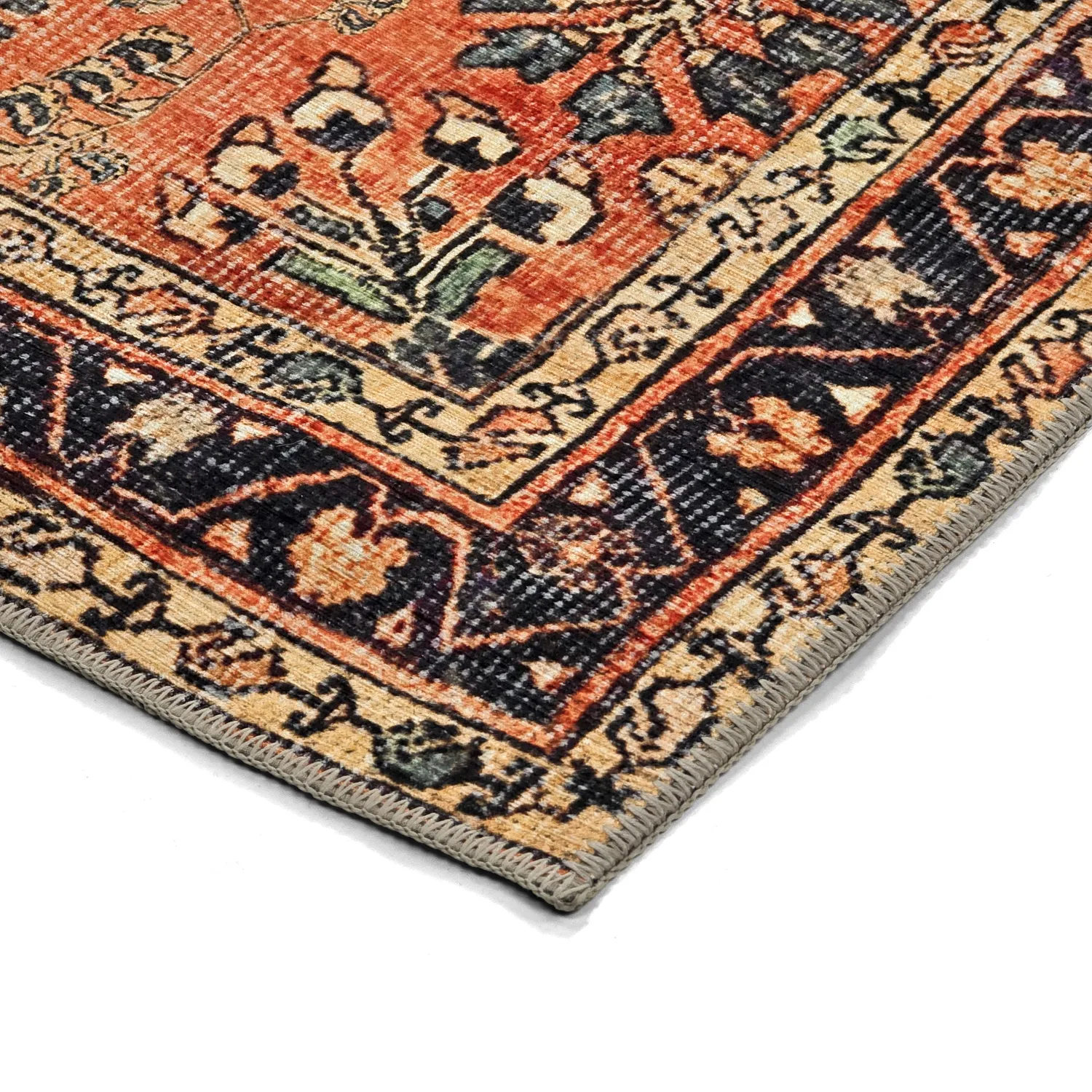 Koberec s plochým tkaním - Yasirah (oranžový)