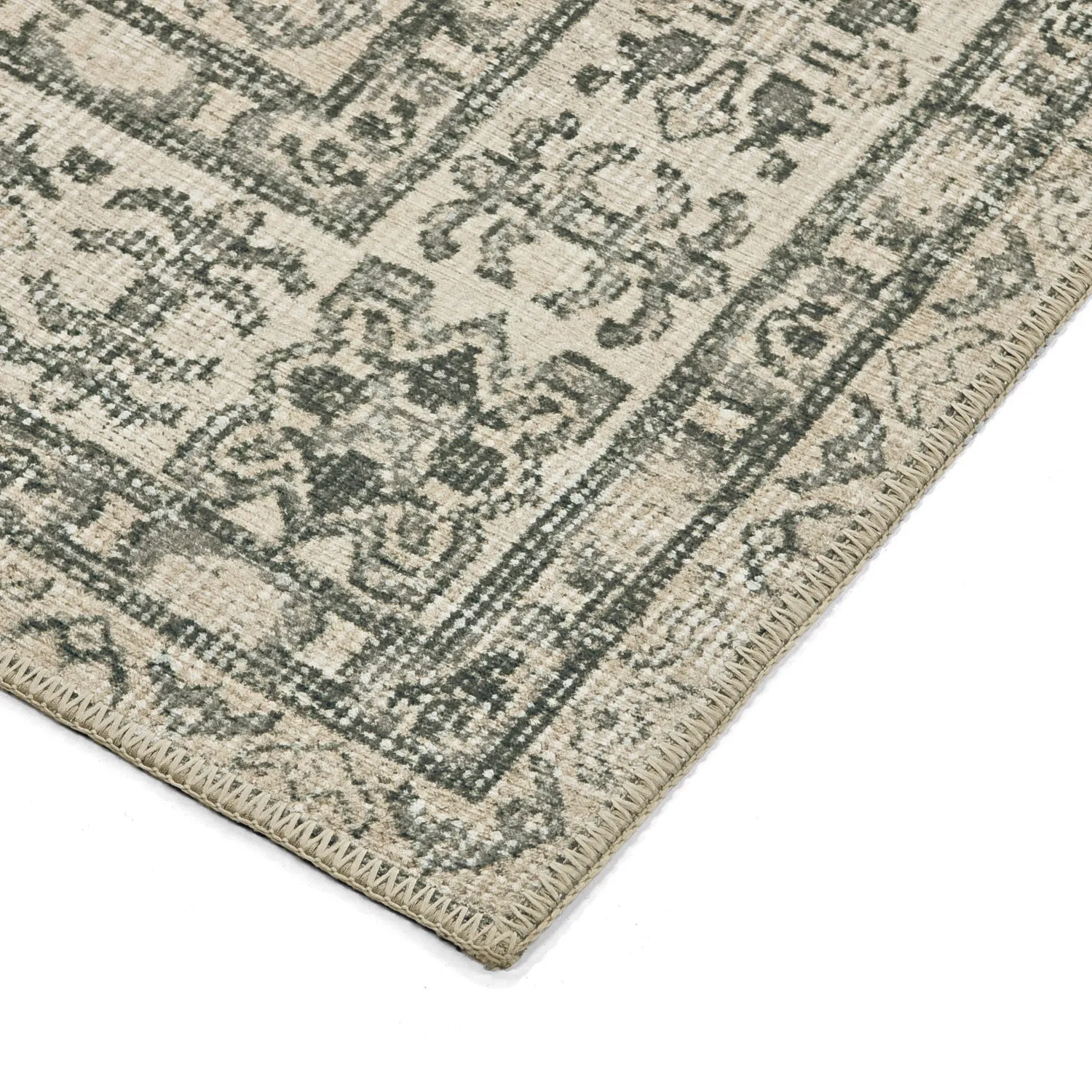 Plátený koberec - Zuleina (zelená)