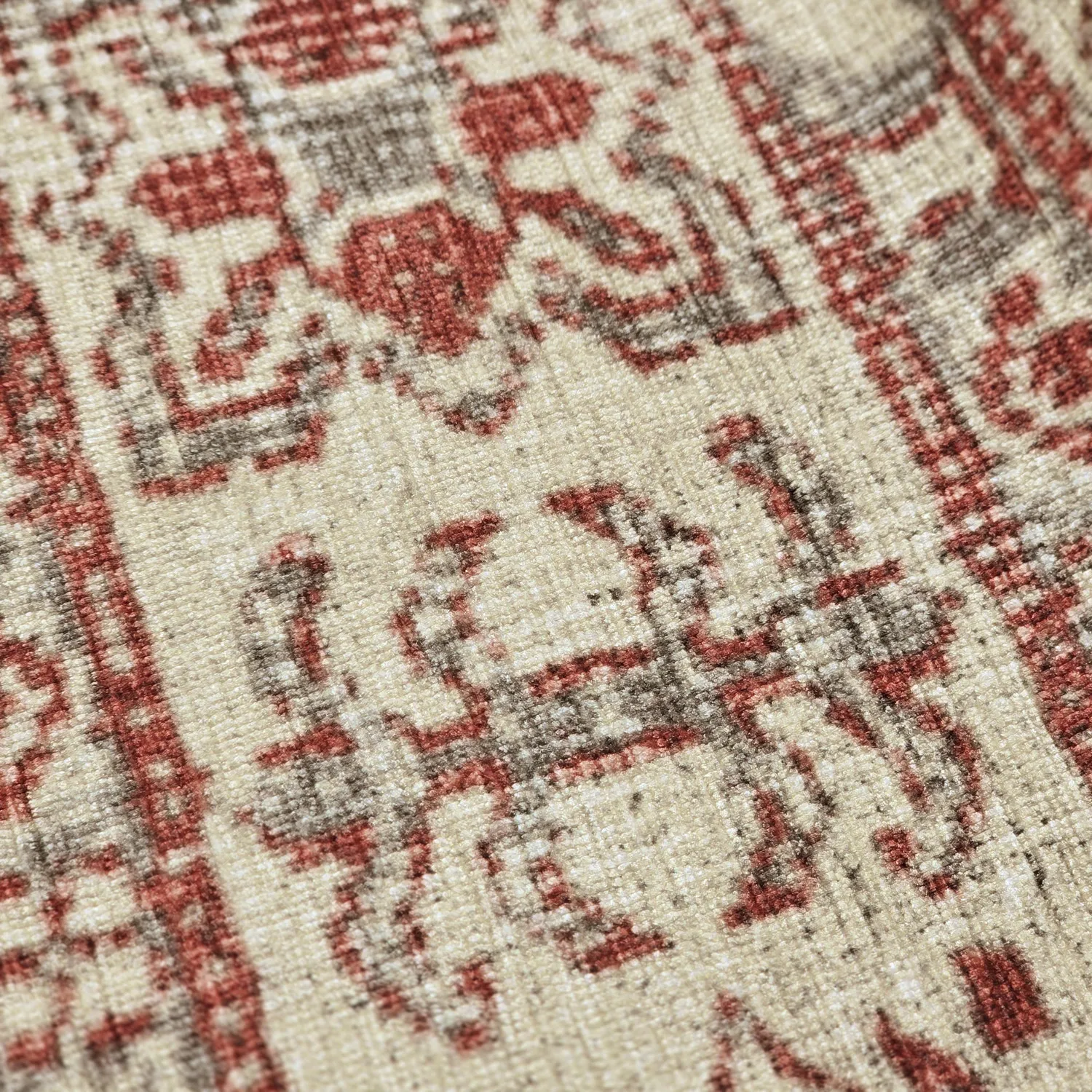 Plátený koberec - Zuleina (červená)