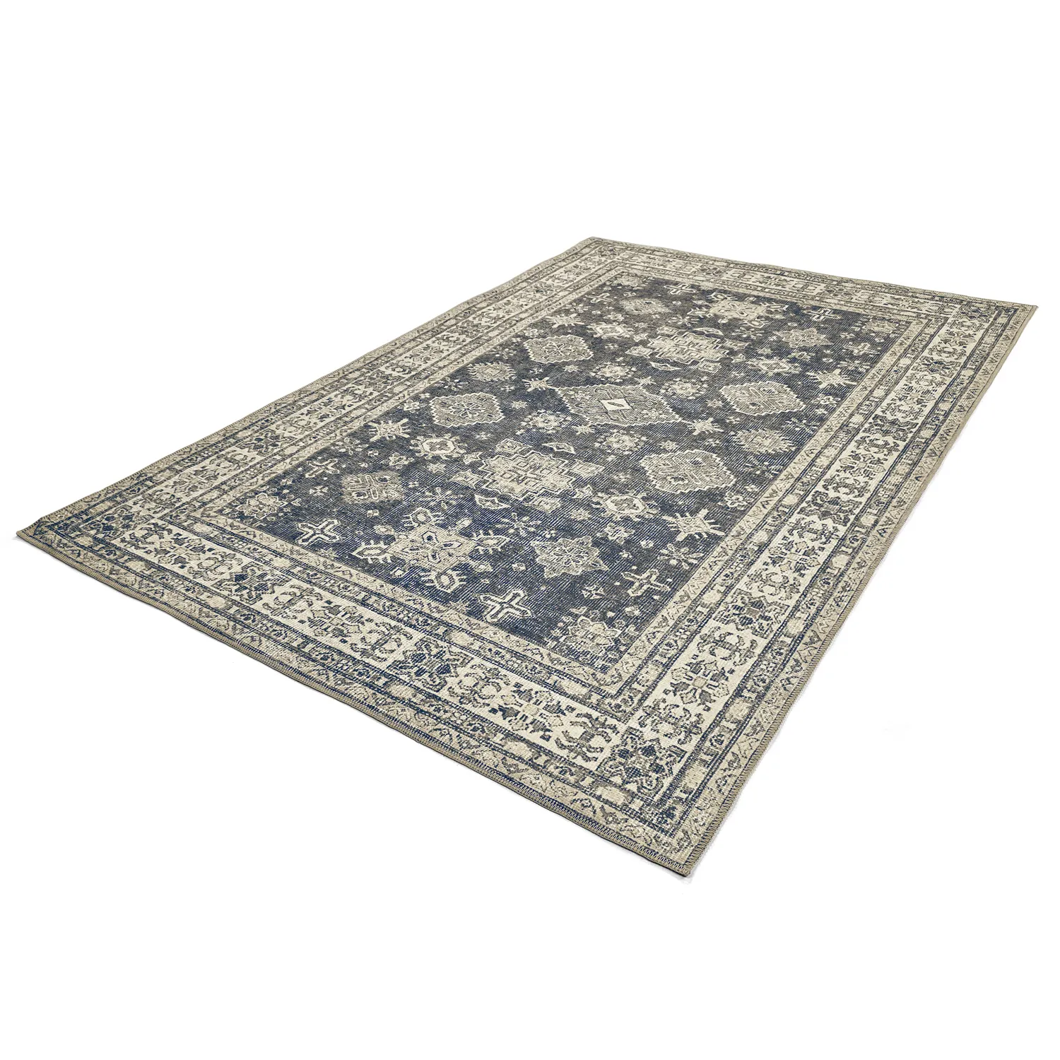 Plátený koberec - Zuleina (tmavošedá)