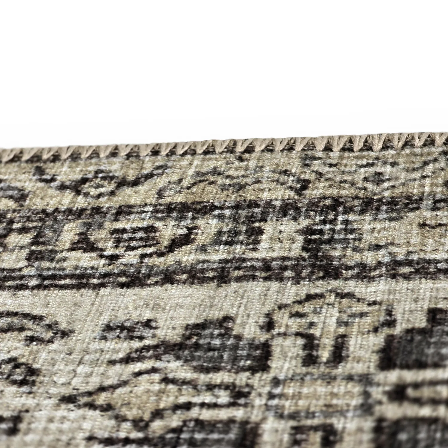 Plátený koberec - Zuleina (tmavošedá)