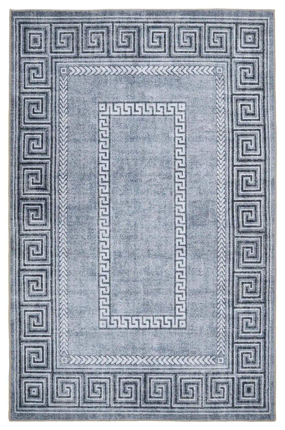 Koberec s plochým tkaním - Ankara Versace (sivá)